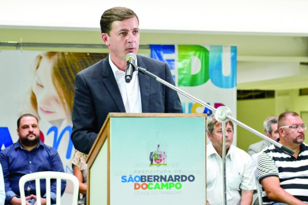 O prefeito de São Bernardo, Orlando Morando